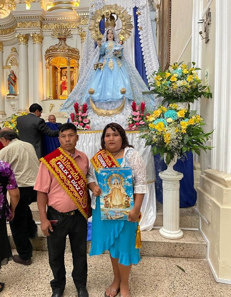 Alferados 2024 Félix Diaz Quispe y Alexandra Ticona Quispe ofrecieron las actividades. (Foto: Difusión)