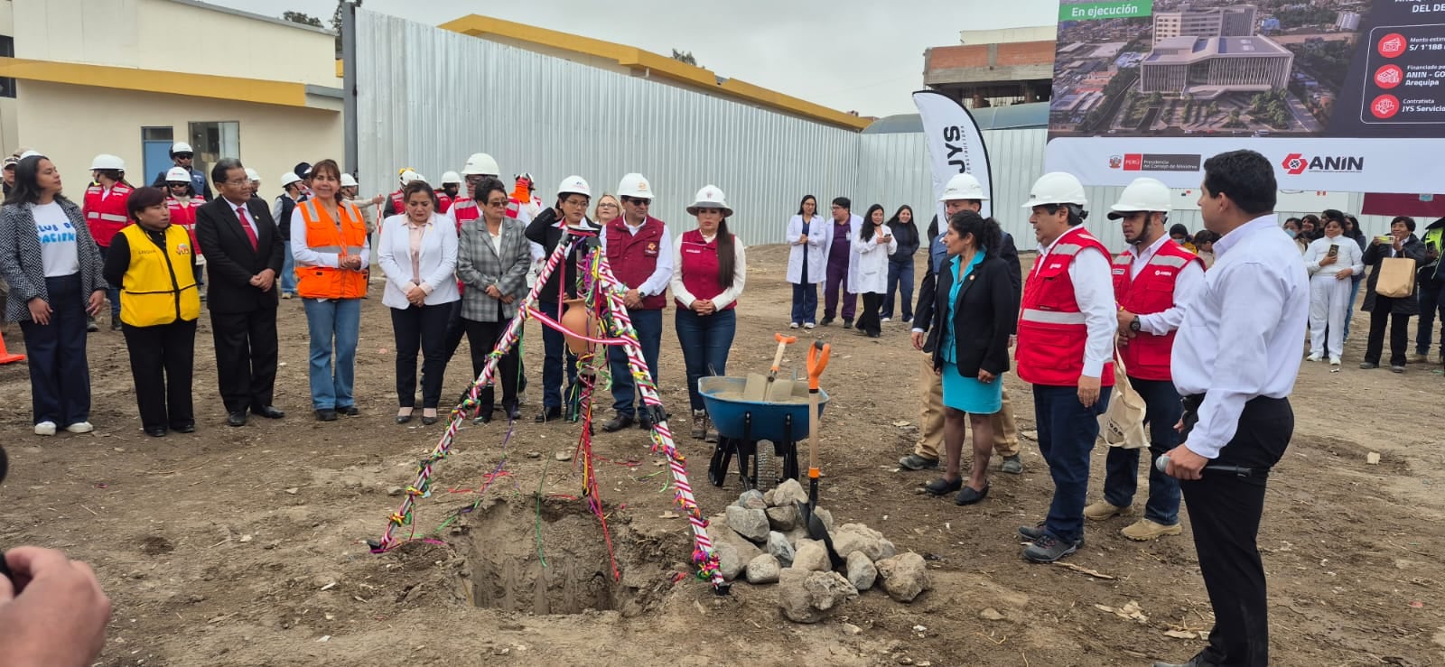 Se inicia la construcción del IREN SUR en Arequipa y demorará tres años (Foto: Pedro Torres/@photo.gec)