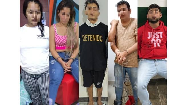 El operativo incluyó allanamientos en 39 inmuebles y permitió la detención de presuntos cabecillas acusados de trata de personas y explotación sexual. (Fotos del Ministerio Público)