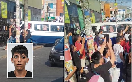 Disparan a chofer de 19 años frente a su mamá en combi, en Comas