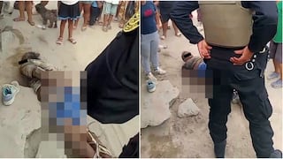 Chincha: vecinos arremeten contra sujeto acusado de robar en vivienda