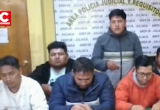 Puno: Dictan prisión preventiva contra 7 policías y un civil investigados por robo agravado
