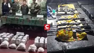 Loreto: PNP incauta 160 kg de droga y armas largas durante operativo antinarcóticos en el río Amazonas