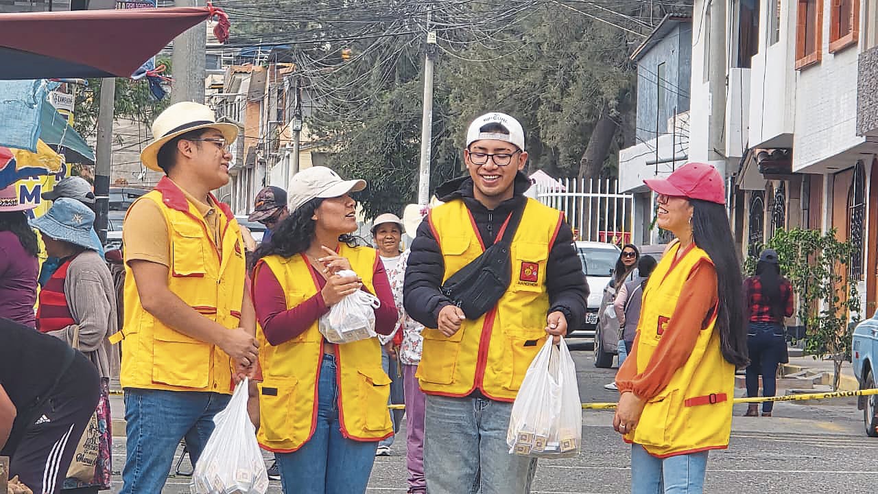 Campaña para elecciones municipales en Alto Selva Alegre. Foto: GEC.