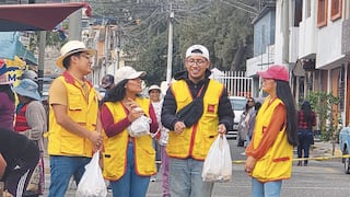 Arequipa: Proselitismo en primera piedra de Comisaría Modelo Apurimac
