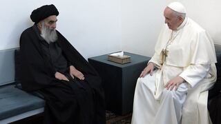 El papa Francisco se reunió con el ayatolá Alí Sistaní en Nayaf, Irak
