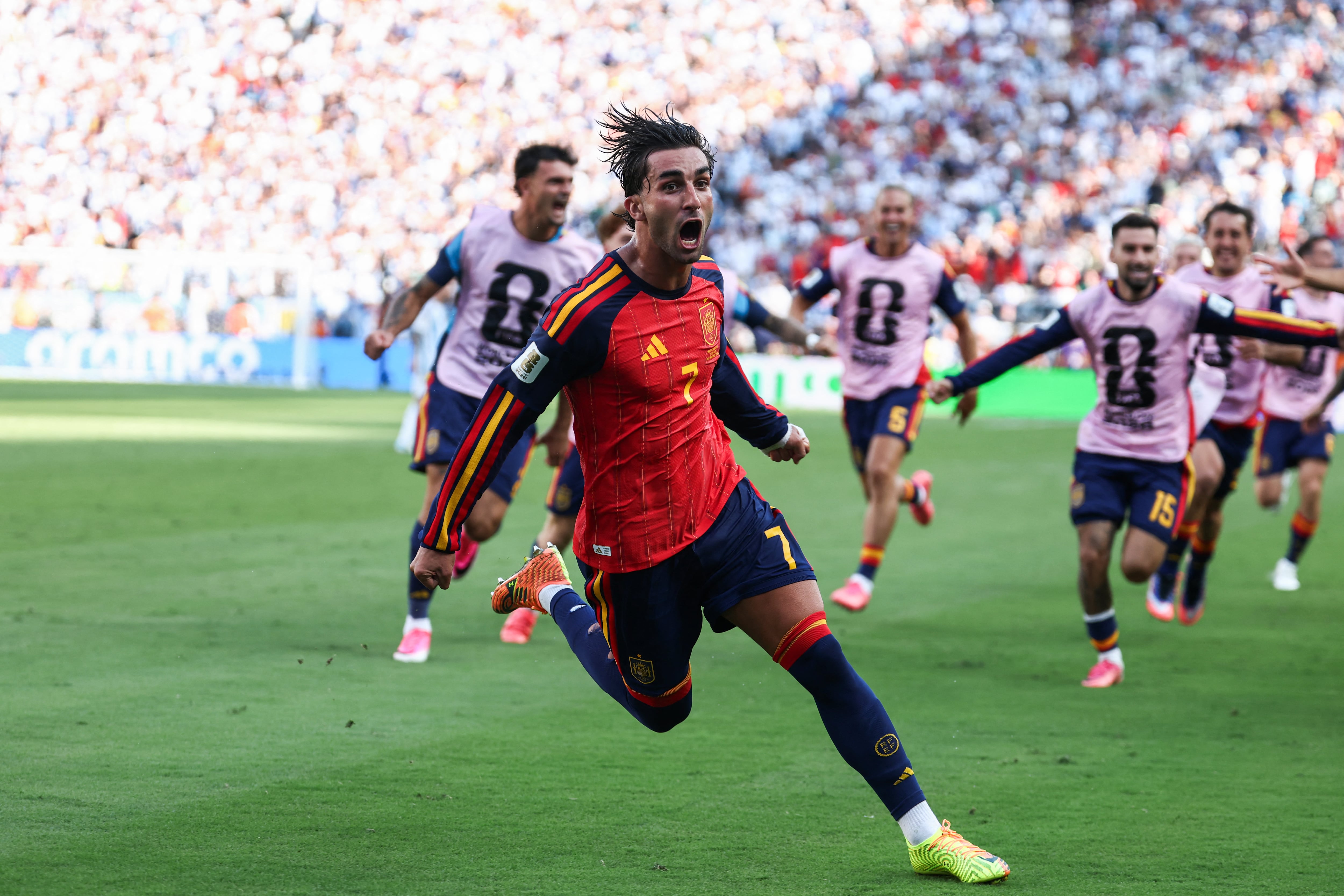Ferran Torres, autor del gol que llevó a España al triunfo en la final. (Foto: FRANCK FIFE / AFP)