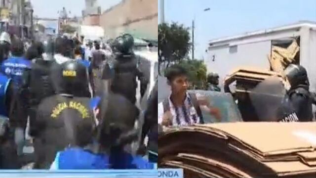 Realizan operativo contra ambulantes informales en Mesa Redonda (VIDEO)