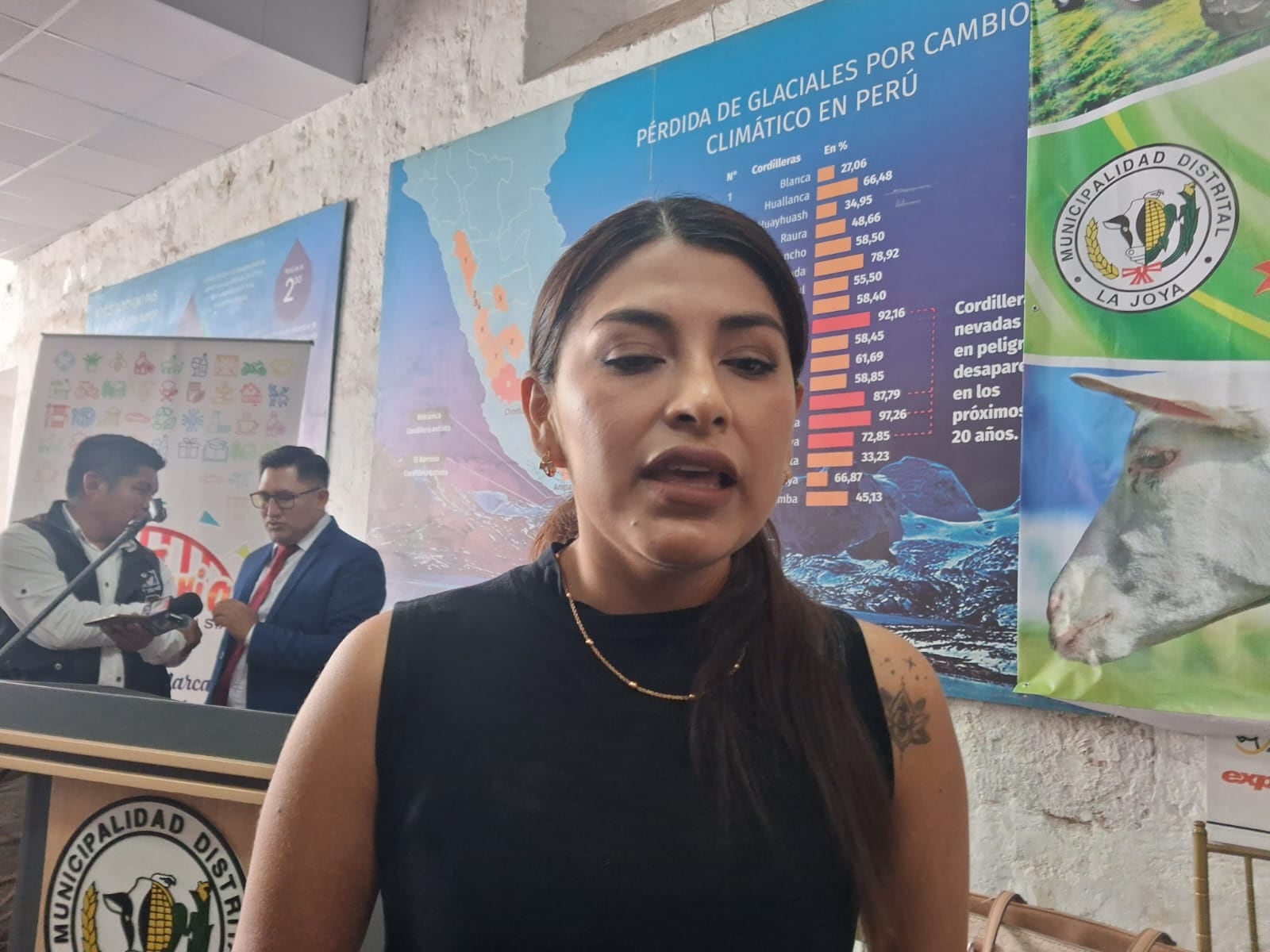 Regidora de la municipalidad distrital de La Joya, Alejandra Ramírez. (Foto: Flor Barrios/@photo.gec)
