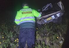 Dos mueren en despiste y volcadura de camioneta en vía La Oroya - Tarma