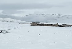Arequipa: Reportan presencia de nieve en el sector de Imata