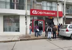 El Tambo: delincuentes intentan hacer volar cajero de Caja Huancayo