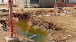Chiclayo: filtraciones complican obra en pueblo joven Villa El Salvador