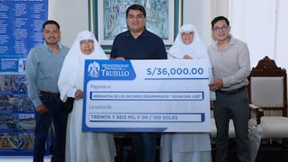 Municipalidad de Trujillo entregó S/ 36 mil al asilo de ancianos “San José”