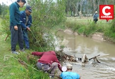 Hallan cuerpo de anciana en canal Cimirm en Jauja