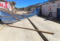 Fuertes vientos dañan viviendas y derriban techo de iglesia en Huancavelica