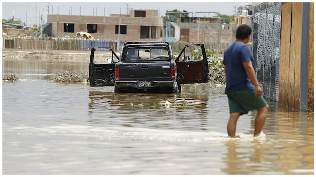 Indeci: Más de 618 mil peruanos podrían ser afectados por lluvias en próximos tres meses