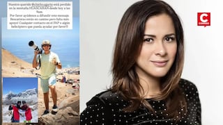 Primo de Karina Jordán integra grupo de tres montañistas desaparecidos en el Huascarán