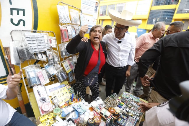 Roberto Sánchez en San Juan de Miraflores (Fotos: Jesús Saucedo/GEC)