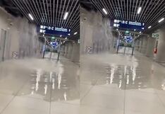 Nueva filtración de agua genera malestar en pasajeros del Nuevo Jorge Chávez