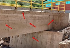 Arequipa: Detectan obra paralizada y con defectos constructivos en puente de Chaupi, en La Unión