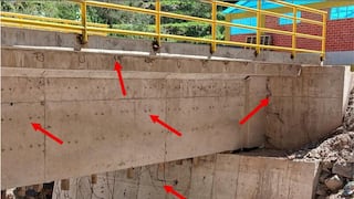 Arequipa: Detectan obra paralizada y con defectos constructivos en puente de Chaupi, en La Unión