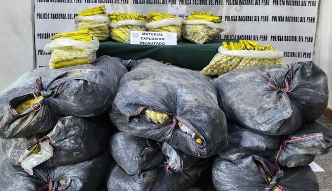 Durante operativo en la carretera Shorey-Huamachuco. (Foto: PNP)