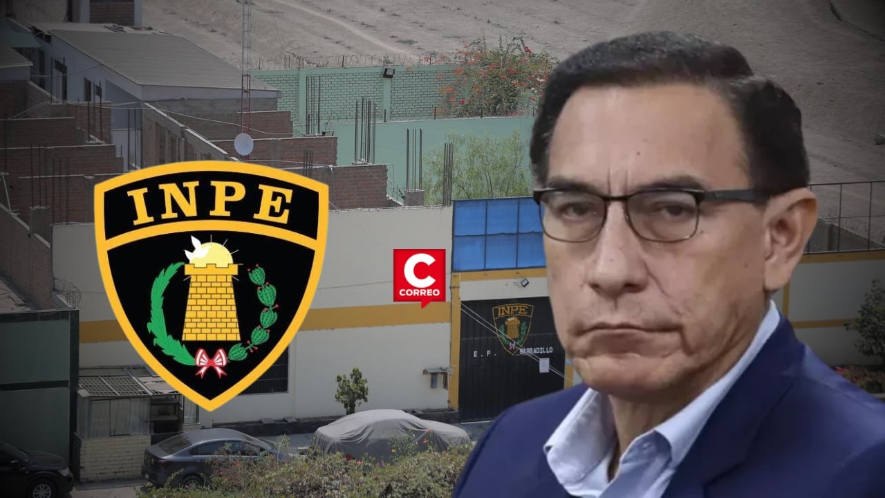 Martín Vizcarra acusa excesos del INPE tras requisa y prohibición de visita de sus dos hijas en Barbadillo. Composición: Diario Correo.