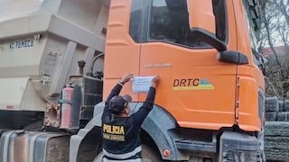 Huánuco: investigan maquinaria de Transportes incautada durante operativo contra minería ilegal