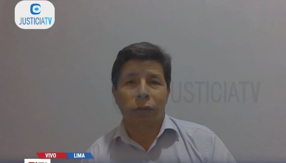 El expresidente Pedro Castillo se encuentra preso en el penal de Barbadillo por el golpe de Estado . (Justicia TV)