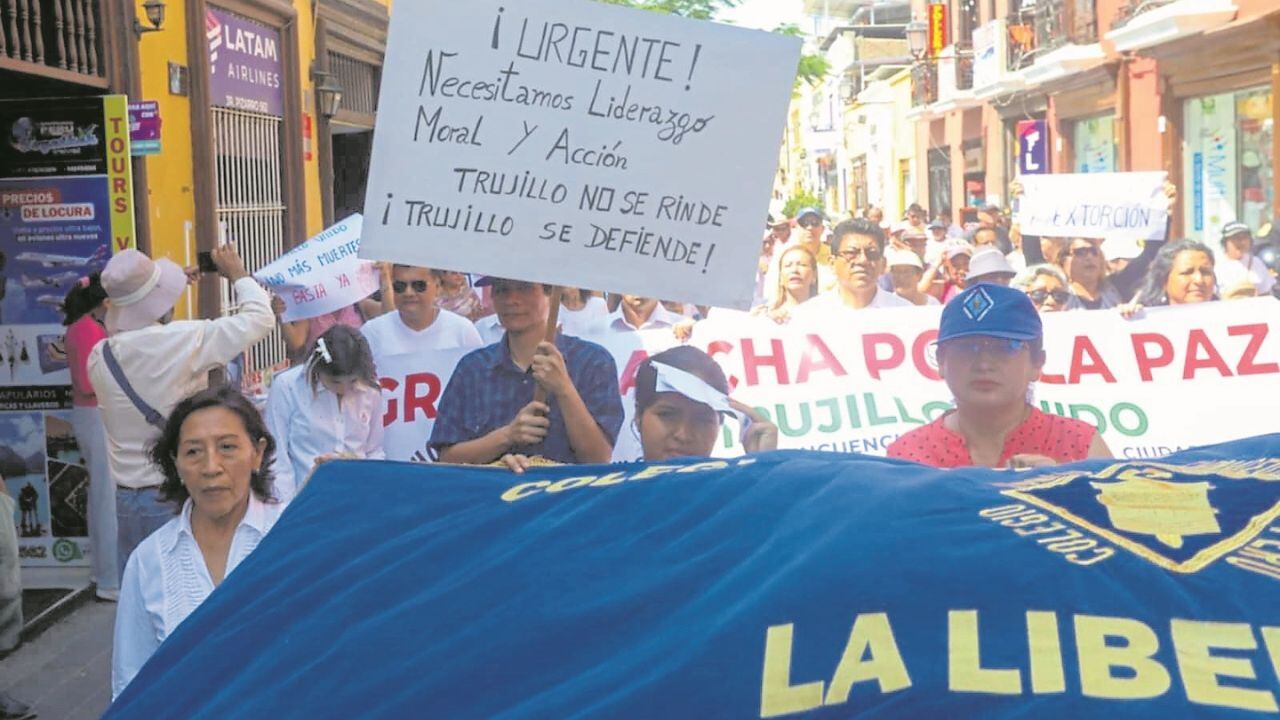 La convocatoria es para este martes 22 de octubre. Trujillanos exigirán paz en las calles.