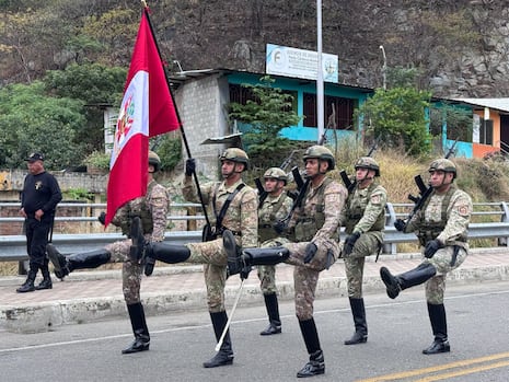 Piura: Perú y Ecuador rindieron homenaje a las Fiestas Patrias