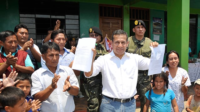 Ollanta Humala crea dos distritos en Ayacucho