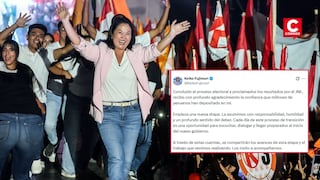 Keiko Fujimori se pronuncia tras ser proclamada presidenta electa del Perú: “Empieza una nueva etapa”