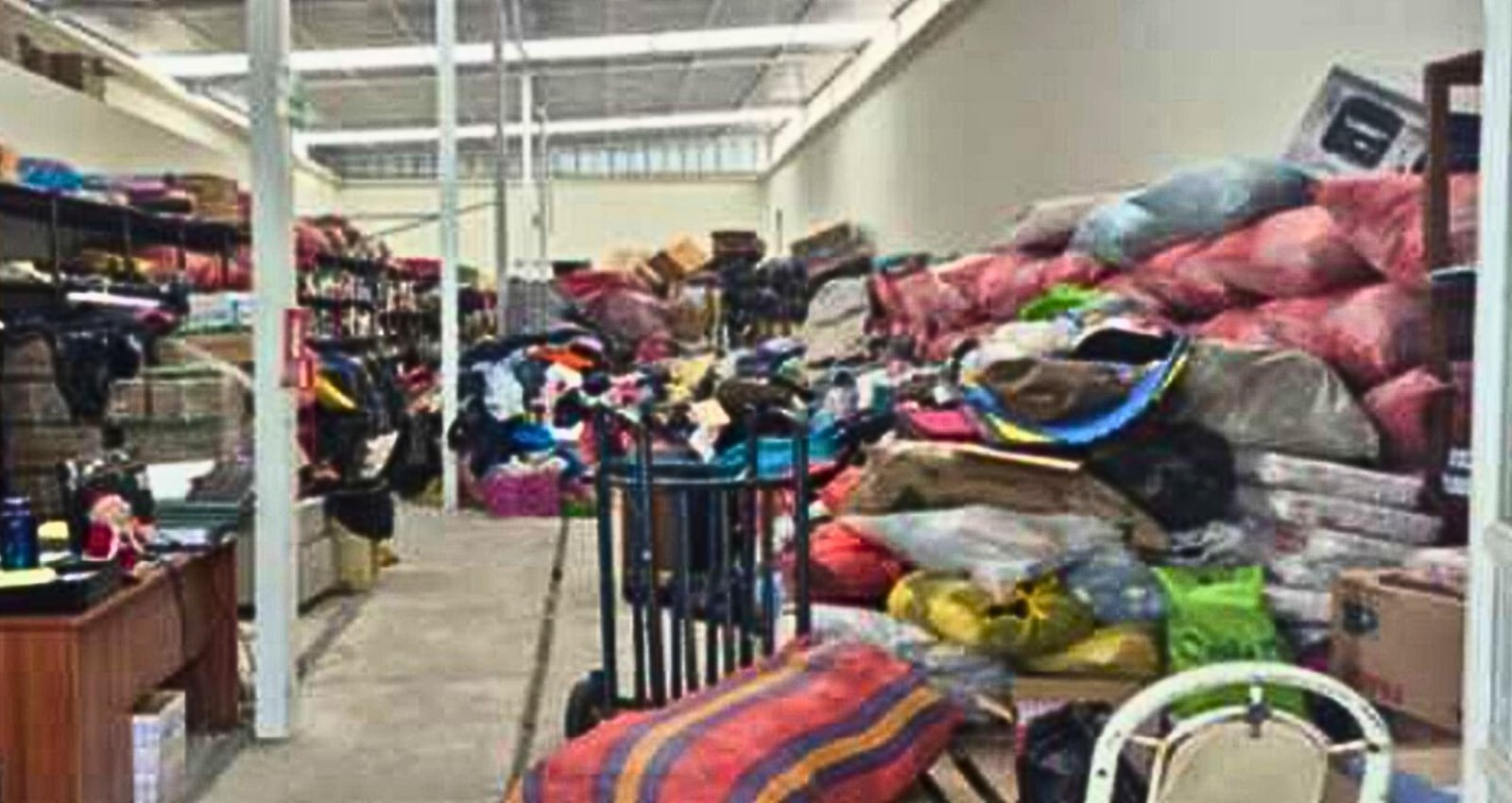 Almacenamiento de bienes de la Beneficencia de Arequipa. Foto: Contraloría.