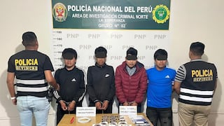 Trujillo: La Policía captura a “Los Terribles de Colmenares”