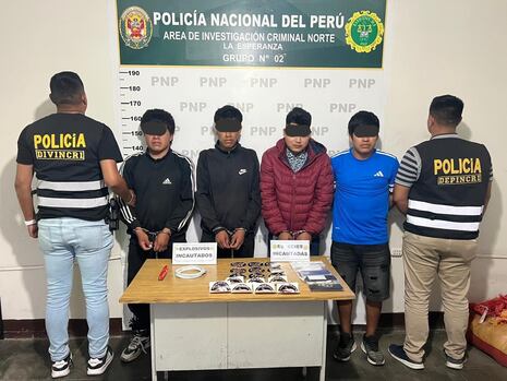 Trujillo: La Policía captura a “Los Terribles de Colmenares”
