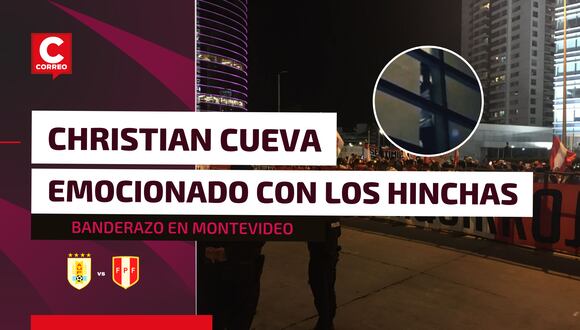 Uruguay vs. Perú: Christian Cueva se emociona con la visita de los hinchas peruanos durante la concentración