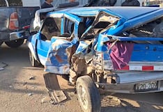 Nasca: chofer de Tico se salva de morir aplastado tras ser chocado por camioneta