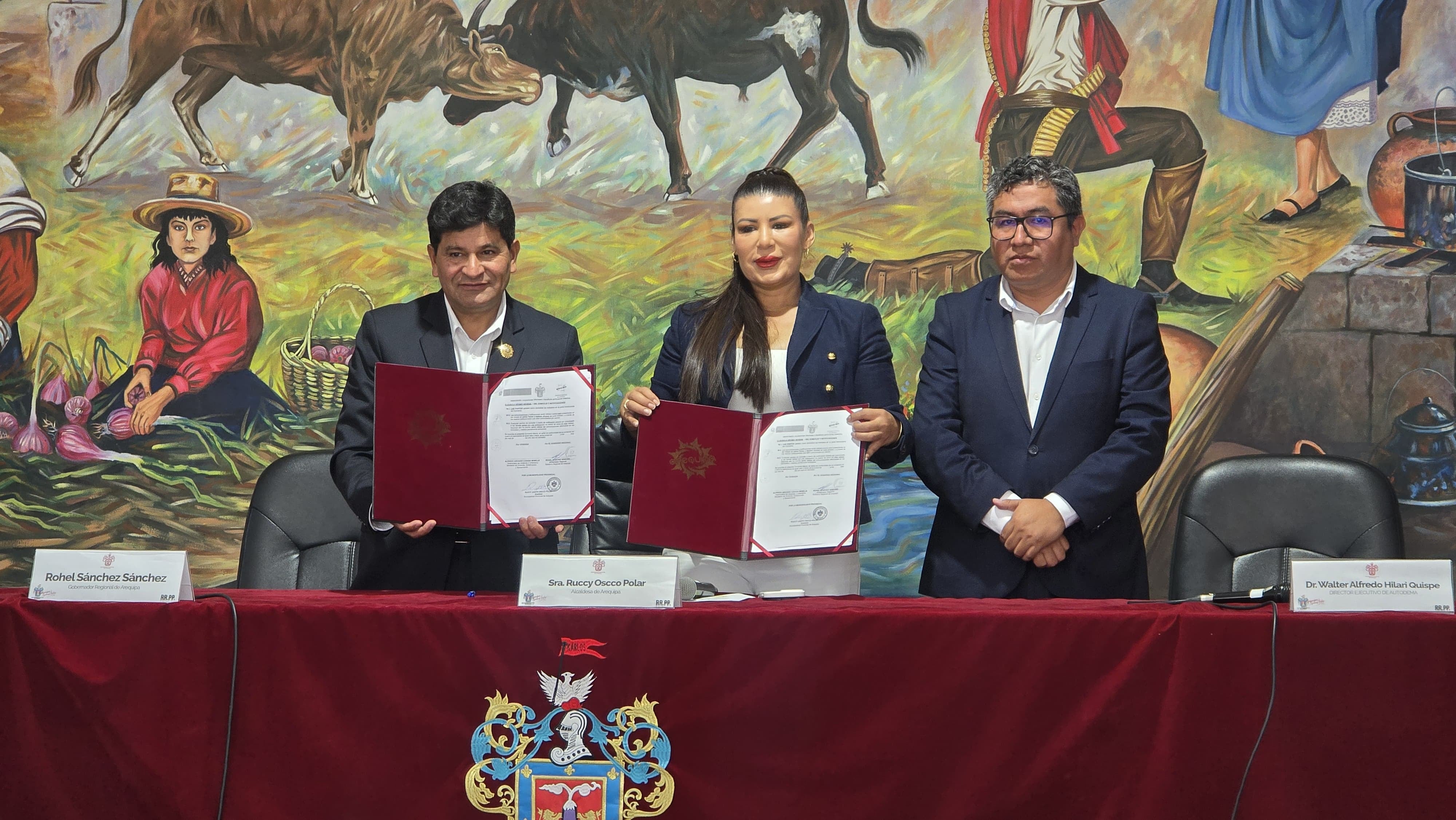 Majes Siguas: Firman convenio para impulsar la nueva Ciudad Majes con 300 mil viviendas (Foto: Omar Cruz/@photo.gec)