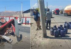 Nazca: joven repartidor de gas de 20 años, muere tras chocar contra camión en la panamericana sur