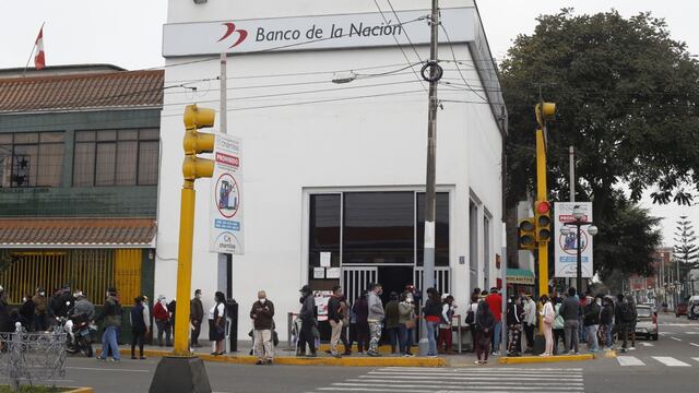 Banco de la Nación: Piden no hacer colas para cobro de bono o buscar información