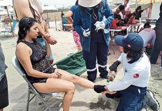 Piura: Más de 50 bañistas sufren picaduras de raya en playa de Colán