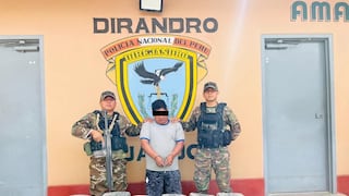 Policía detiene a conductor de vehículo e incauta más de 38 kilos de marihuana en Huánuco