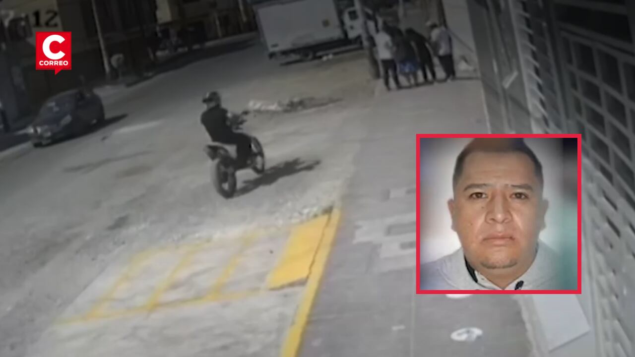 Pablo Joel Padilla, de 38 años, fue acribillado por un sicario en motocicleta cuando salía de una clínica con su familia. La Policía investiga un posible vínculo con minería ilegal. (Captura de América TV)