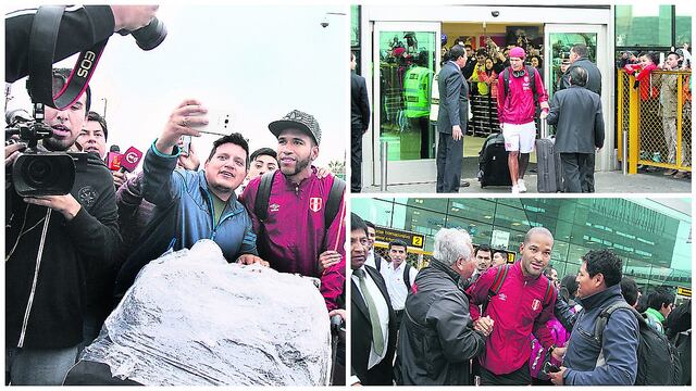 Selección Peruana recibe ovación en aeropuerto Jorge Chávez