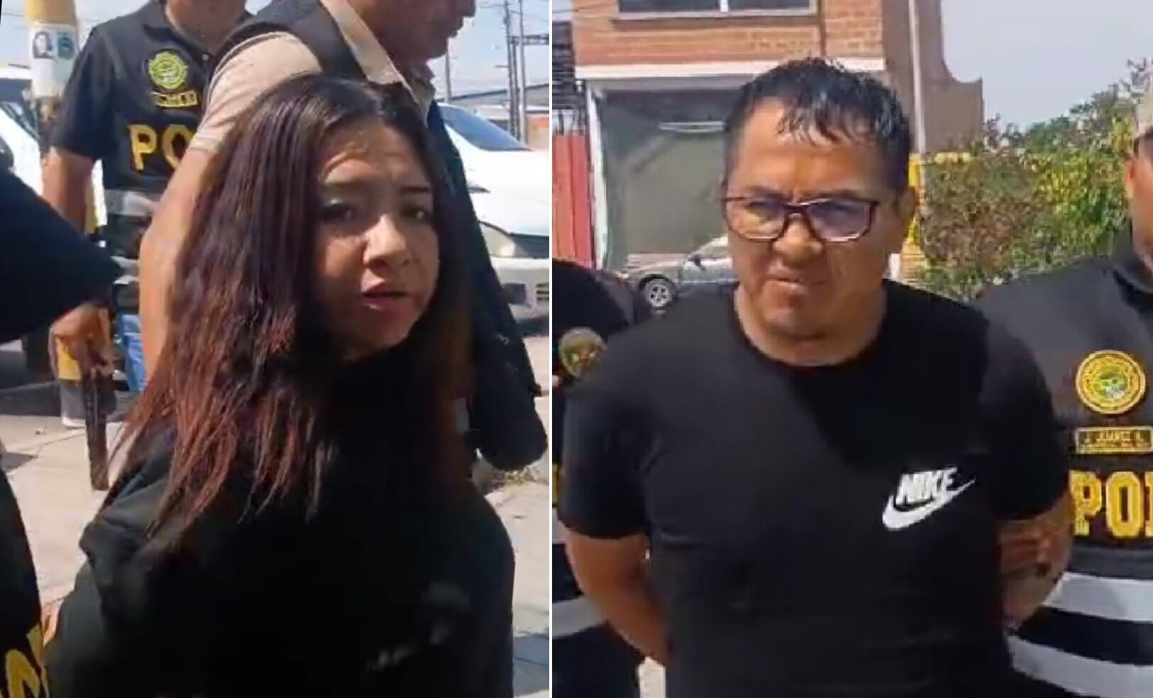 Mujer y varón fueron capturados en Arequipa y trasladados a Tacna para las investigaciones