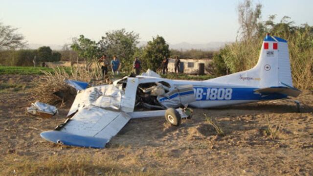 ​Nasca: Seis heridos tras accidente de avioneta