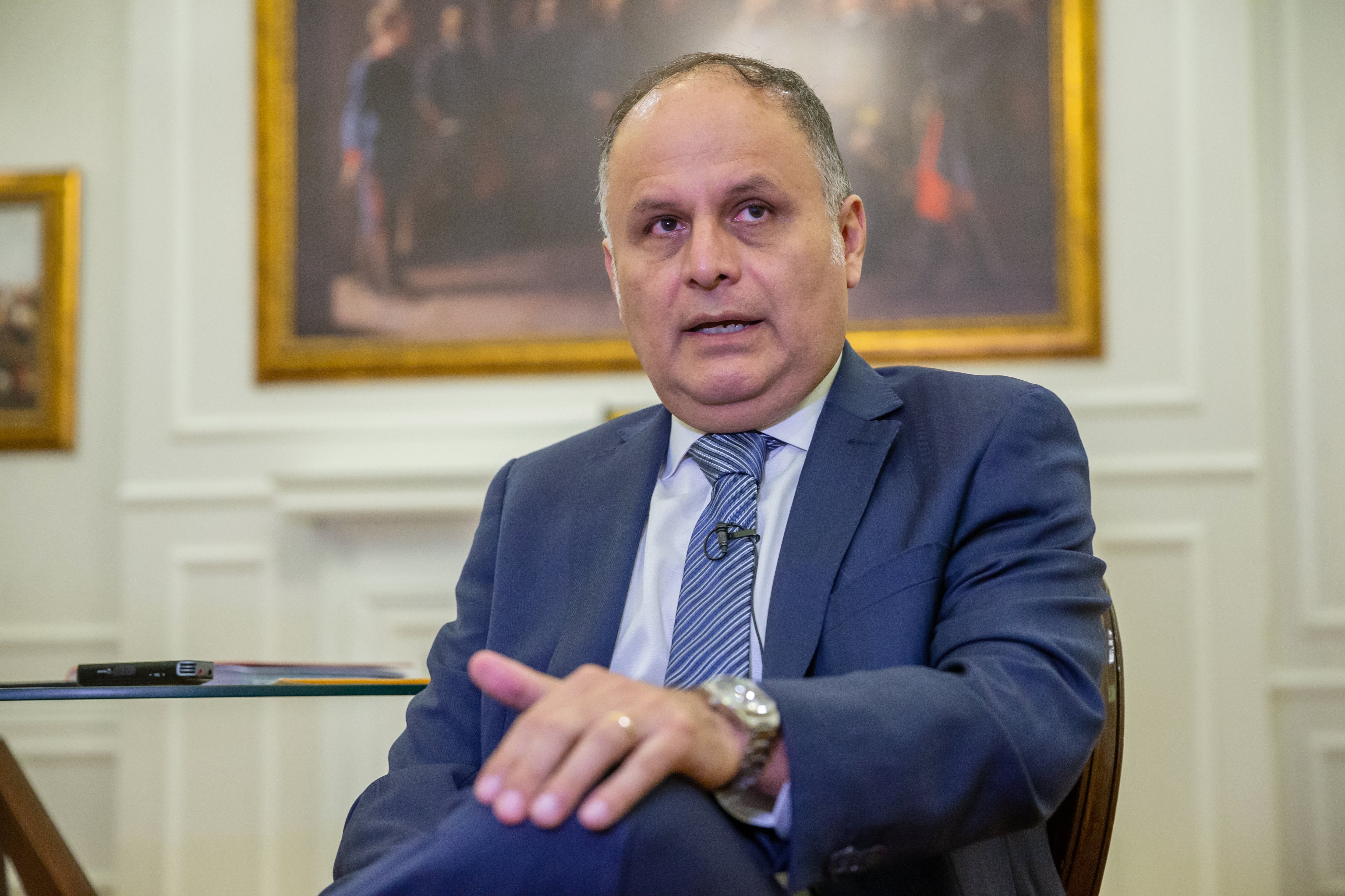 César Aguilar, contralor de la República. Foto: @photo.gec/Allen Quintana.
