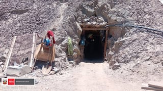 Inspeccionan cuatro bocaminas en Cerro Copara, en la provincia de Nasca
